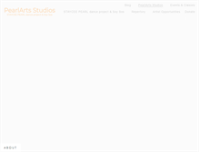 Tablet Screenshot of pearlartsstudios.com